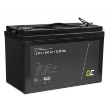 Green Cell LiFePO4 baterija 12V 12.8V 100Ah fotovoltinei sistemai, kemperiams ir valtims