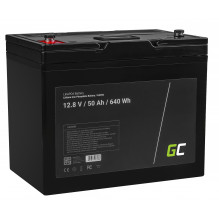 Green Cell LiFePO4 baterija 12V 12.8V 50Ah fotovoltinei sistemai, kemperiams ir valtims
