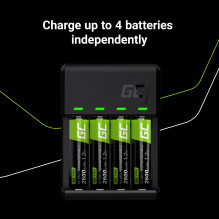 Set Green Cell GC VitalCharger and batteries 2xAA 2000mAh 2xAAA 800mAh