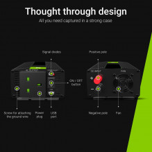Green Cell Power Inverter 24V iki 230V 300W/600W Modifikuota sinusinė banga UK PLUG