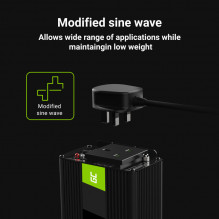 Green Cell Power Inverter 24V to 230V 150W/300W Modified sine wave UK PLUG