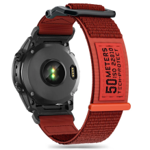 Tech-Protect Scout dirželis, skirtas Garmin Fenix ​​3 / 5X / 3HR / 5X Plus / 6X / 6X Pro / 7X - oranžinė