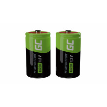 Green Cell Rechargeable Batteries 4x D R20 HR20 Ni-MH 1.2V 8000mAh