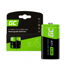 Green Cell Batteries 4x C...