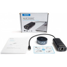 ALFA NETWORK Multi-Gig USB-C 3.1 to 2.5 Gbps Ethernet Adapter