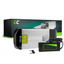 Green Cell® elektroninio dviračio akumuliatorius, 36 V 15 Ah ličio jonų galinis stovas su įkrovikliu