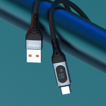 Dudao USB laidas – C tipo USB greitas įkrovimas PD 66W 1m juodas (L7Max)