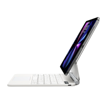 Magnetinis dėklas su klaviatūra, skirtas iPad Pro 12.9 ir 39 ir 39 Baseus Brilliance – baltas