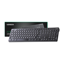 Ugreen KU004 90875 keyboard wired 1.5 m for Windows / MacOS - black