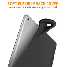 Tech-Protect SmartCase, skirtas iPad 9.7 ir 39 ir 39 5 / 6 2017-2018 - juodas