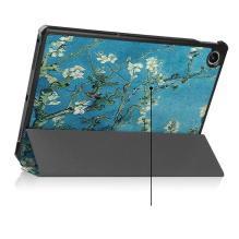 Tech-Protect SmartCase for Lenovo Tab M10 Plus (3rd gen.) 10.6&quot; TB-125 / TB-128 - blue with sakura flowers