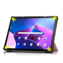 „Tech-Protect SmartCase“, skirtas Lenovo Tab M10 Plus (3 kartos) 10,6 colio TB-125 / TB-128 – rožinė