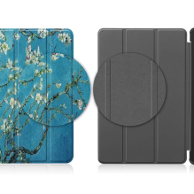 Tech-Protect SmartCase for Lenovo Tab P11 (2nd gen.) 11.5&quot; TB-350 - blue with sakura flowers