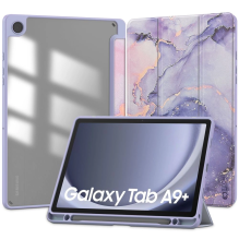 Tech-Protect SC Pen Hybrid case for Samsung Galaxy Tab A9+ 11&quot; X210 / X215 / X216 - purple marble