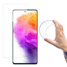 Wozinsky Nano Flexi hibridinė lanksti stiklo plėvelė Samsung Galaxy A73 grūdintas stiklas