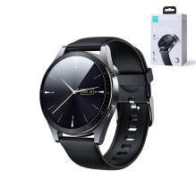 Joyroom Classic Series JR-FC2 smartwatch with call answering function / IP68 protection - black