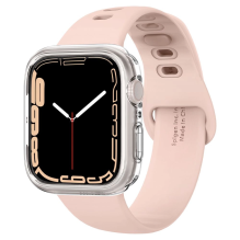 „Spigen“ skystųjų kristalų dėklas, skirtas Apple Watch 4 / 5 / 6 / 7 / 8 / SE (40 / 41 mm) – skaidrus