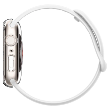 „Spigen“ skystųjų kristalų dėklas, skirtas Apple Watch 4 / 5 / 6 / 7 / 8 / SE (40 / 41 mm) – skaidrus