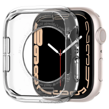 „Spigen“ skystųjų kristalų dėklas, skirtas Apple Watch 4 / 5 / 6 / 7 / 8 / SE (40 / 41 mm) – skaidrus