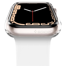 „Spigen“ skystųjų kristalų dėklas, skirtas Apple Watch 4 / 5 / 6 / 7 / 8 / SE (40 / 41 mm) – skaidrus