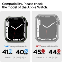 Spigen Liquid Crystal Case for Apple Watch 4 / 5 / 6 / 7 / 8 / SE (40 / 41 mm) - Transparent