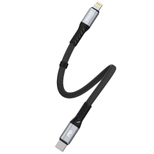 Dudao L10P Lightning - USB-C PD 20W cable 0.23m - black