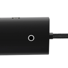 „Baseus Lite“ serijos HUB adapteris USB-A iki 4xUSB-A 3.0 5Gb / s juodas (WKQX030101)