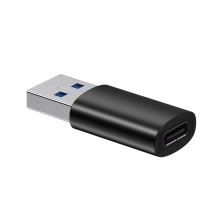 „Baseus Ingenuity“ serijos mini USB 3.1 OTG į USB tipo C adapteris juodas (ZJJQ000101)