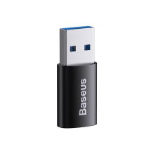 „Baseus Ingenuity“ serijos mini USB 3.1 OTG į USB tipo C adapteris juodas (ZJJQ000101)