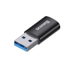 „Baseus Ingenuity“ serijos mini USB 3.1 OTG į USB tipo C adapteris juodas (ZJJQ000101)