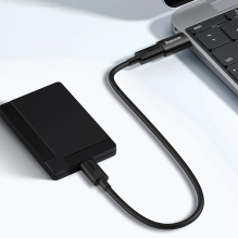 „Baseus Ingenuity“ serijos mini USB 3.1 OTG į USB tipo C adapteris juodas (ZJJQ000101)