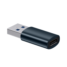 Baseus Ingenuity Series Mini USB 3.1 OTG į USB Type C adapteris mėlynas (ZJJQ000103)