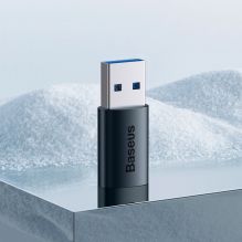 Baseus Ingenuity Series Mini USB 3.1 OTG į USB Type C adapteris mėlynas (ZJJQ000103)