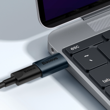 Baseus Ingenuity Series Mini USB 3.1 OTG į USB Type C adapteris mėlynas (ZJJQ000103)