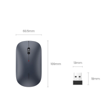 Ugreen handy wireless mouse USB black (MU001)