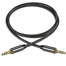 Wozinsky universal mini jack cable 2x AUX cable 2 m black