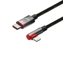 Baseus CAVP000220 angled Lightning - USB-C PD cable 20W 480Mb / s 1m - red