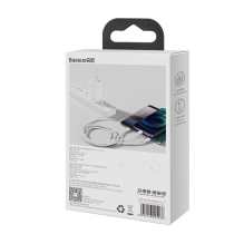 „Baseus Superior“ 3 viename kabelis USB – „Lightning“ / USB tipas C / „micro USB 3.5 A 1,5 m White“ (CAMLTYS-02)