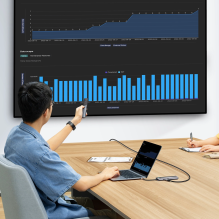 „Baseus StarJoy HUB“ 6 prievadų USB-C – 3 x USB-A / 1 x HDMI / 1 x RJ45 / 1 x USB-C PD pilka