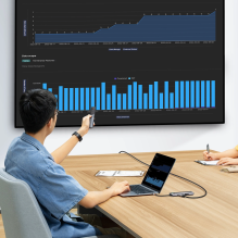 „Baseus StarJoy HUB“ 8 prievadų USB-C – 3 x USB-A / 1 x HDMI / 1 x RJ45 / 1 x SD / TF / 1 x USB-C PD pilka