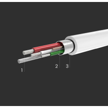 Ugreen printer cable USB-C - USB-B 480Mb / s 1m white (US241)