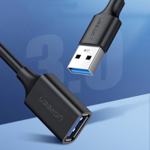 Ugreen USB-A (male) - USB-A (female) adapter extension cable USB 3.0 5Gb / s 0.5m black (US129)