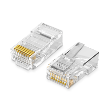 Ugreen 100x kištuko galas RJ45 8P8C (UTP Cat. 5 / Cat. 5e) skaidrus (NW110)