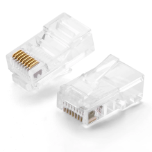 Ugreen 100x kištuko galas RJ45 8P8C (UTP Cat. 5 / Cat. 5e) skaidrus (NW110)