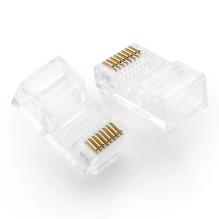 Ugreen 100x kištuko galas RJ45 8P8C (UTP Cat. 5 / Cat. 5e) skaidrus (NW110)