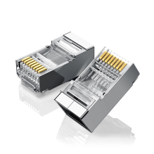 Ugreen 10x kištuko galas RJ45 8P8C (UTP Cat. 6 / Cat. 5 / Cat. 5e) Sidabras (NW111)