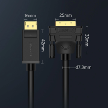 Ugreen cable DisplayPort -...