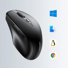 Ugreen ergonomic wireless computer mouse black (MU101)