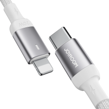 Joyroom Extraordinary Series A10 Lightning / USB-C PD 20W cable 2 m - white