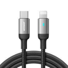 Joyroom Extraordinary Series A10 Lightning / USB-C PD 20W cable 1.2 m - black